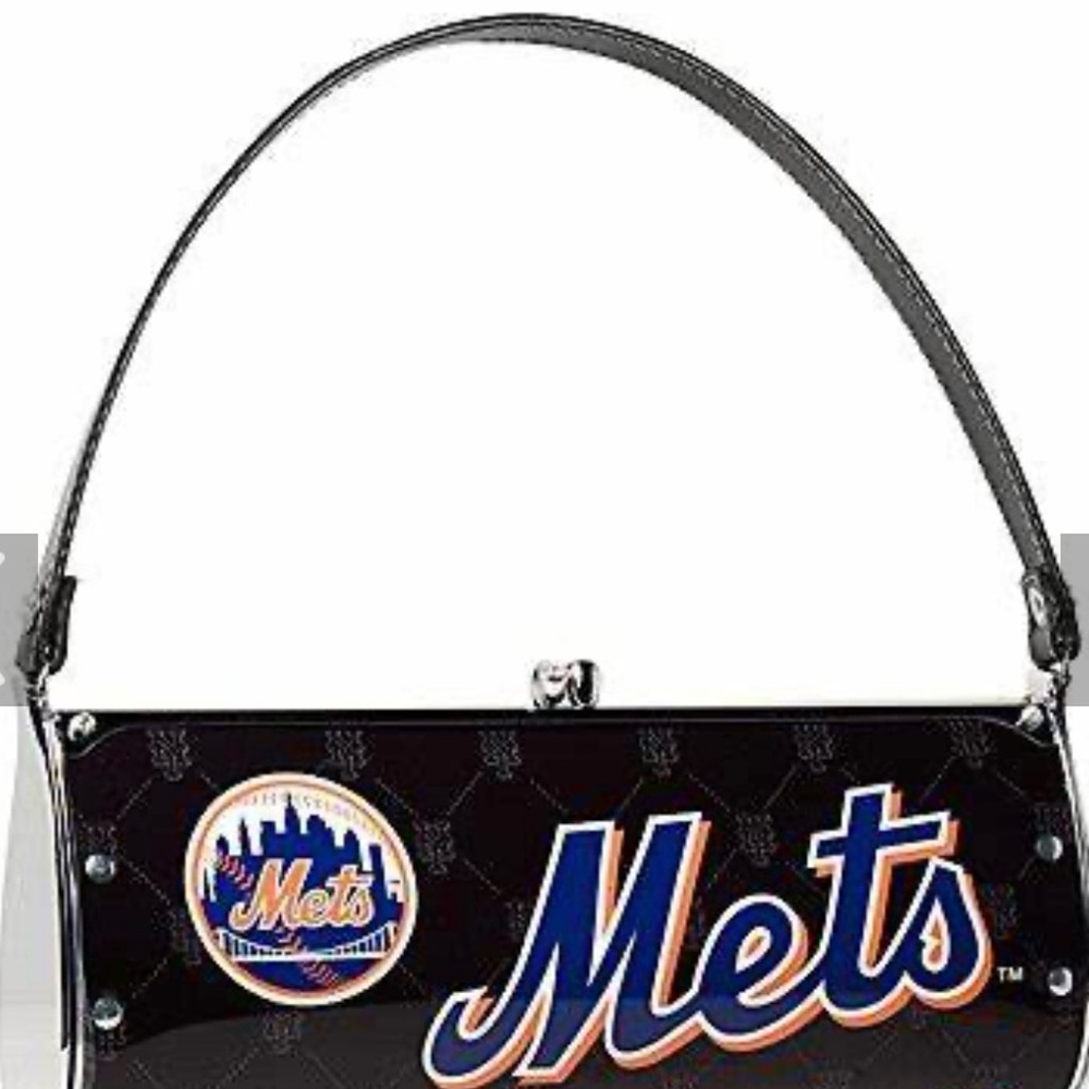 NY Mets Little Earth License Plate Purse MLB - Picture 2 of 11